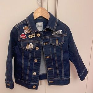 Moschino denim jacket kits 4t